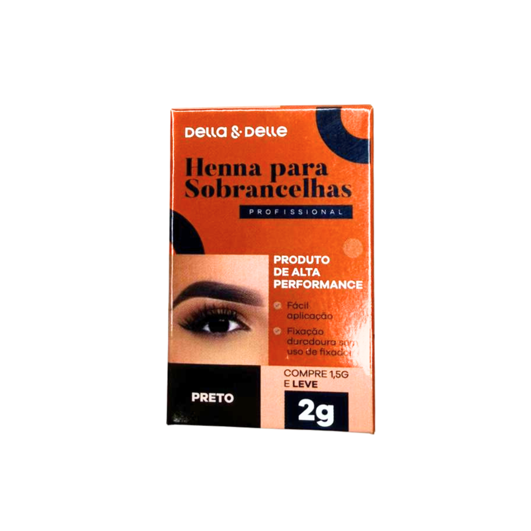 Henna para ceja Della y Della 2gr