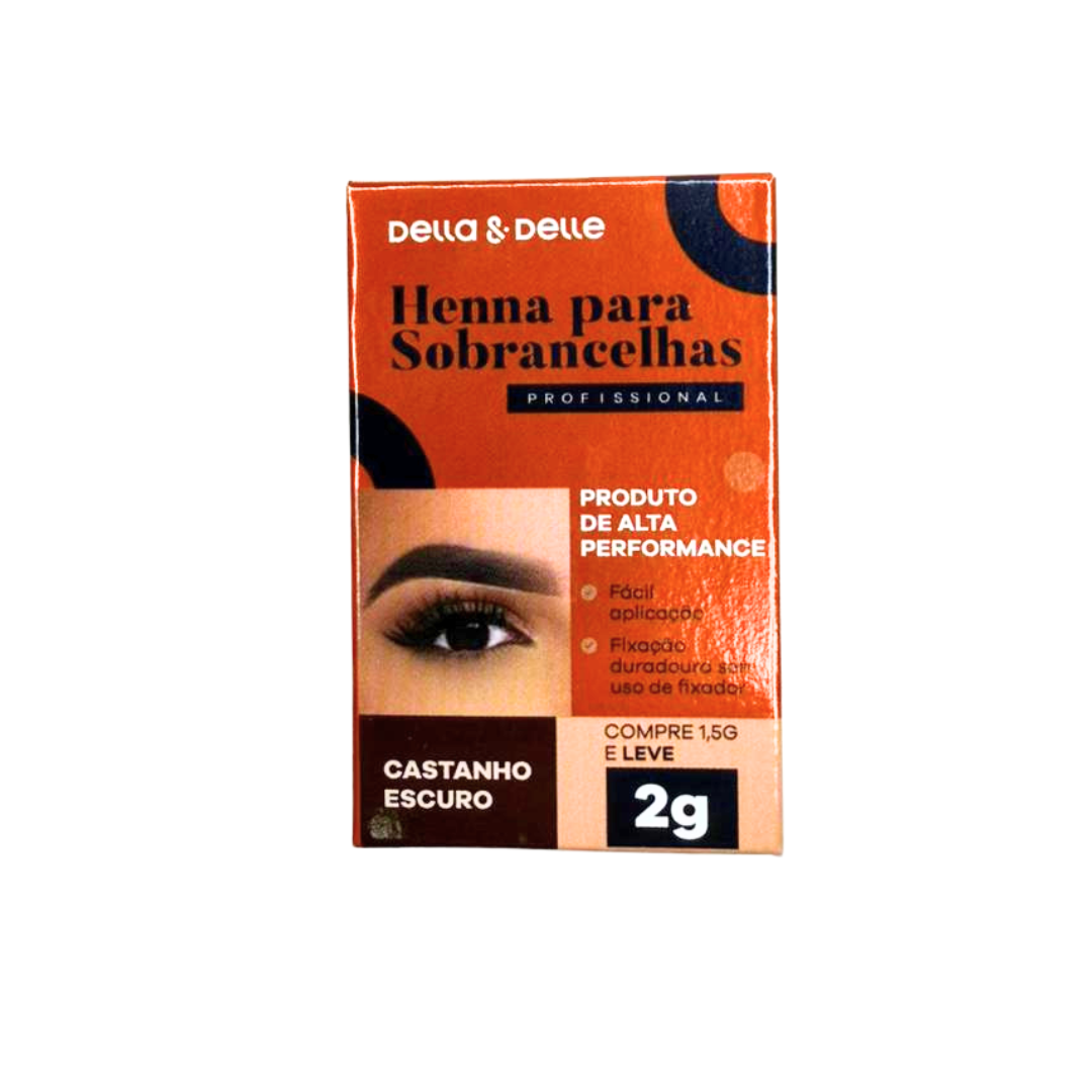 Henna para ceja Della y Della 2gr