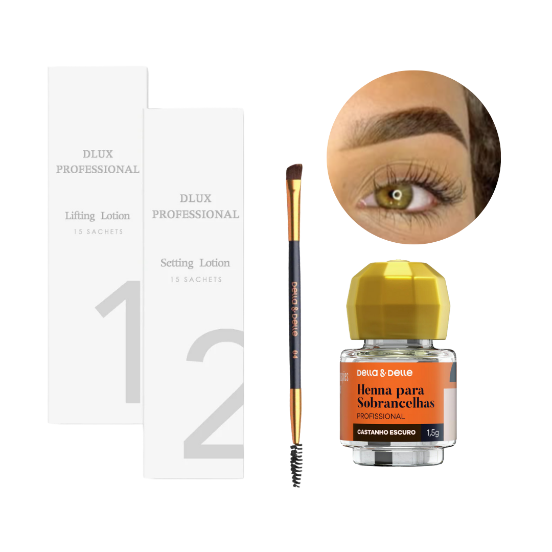 Kit de Brow Lamination con Henna Brasileña - DELLAYDELLE