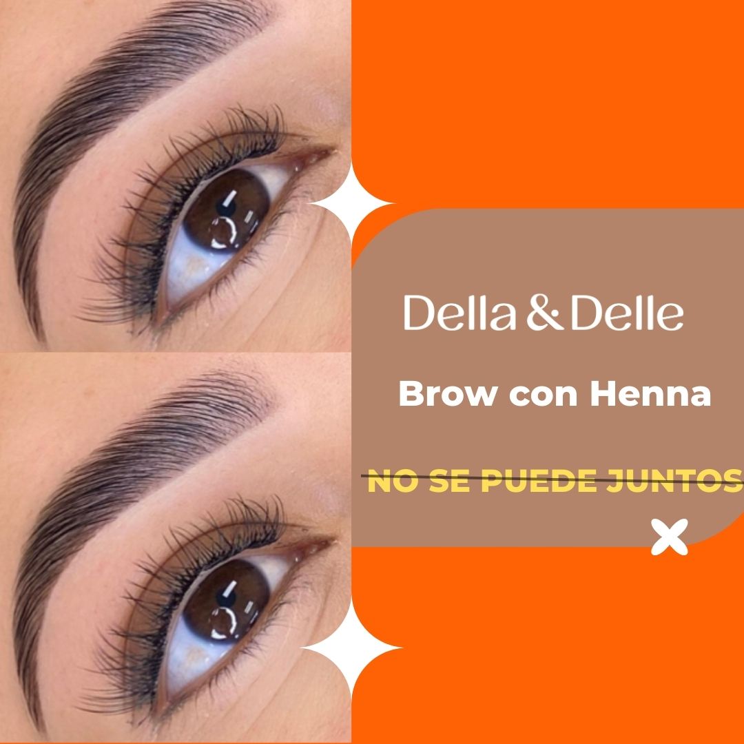 Brow Lamination y Henna son Compatibles?