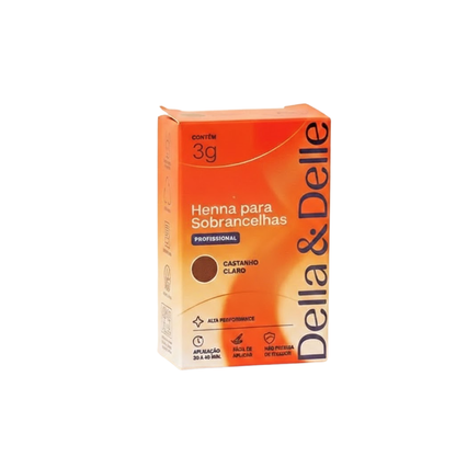 Henna para Cejas Della y Delle 3gr