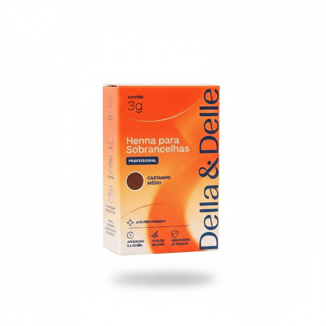 Henna para Cejas Della y Delle 3gr