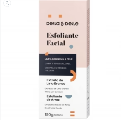 KIt Dermocosmético Exfoliante de Arroz y Aceite de Amla - Della&Delle