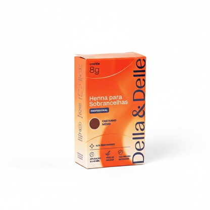 Henna para Cejas Della y Delle 8gr