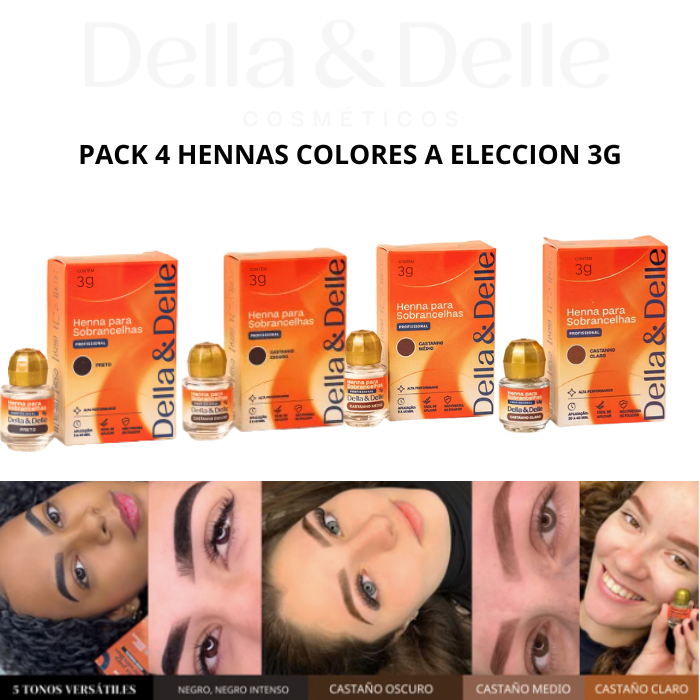 Henna para Cejas DELLAYDELLE