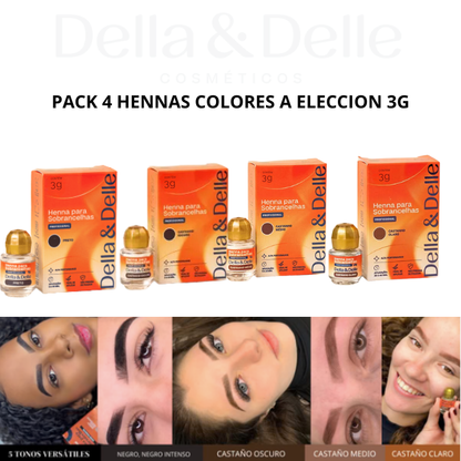 Henna para Cejas DELLAYDELLE