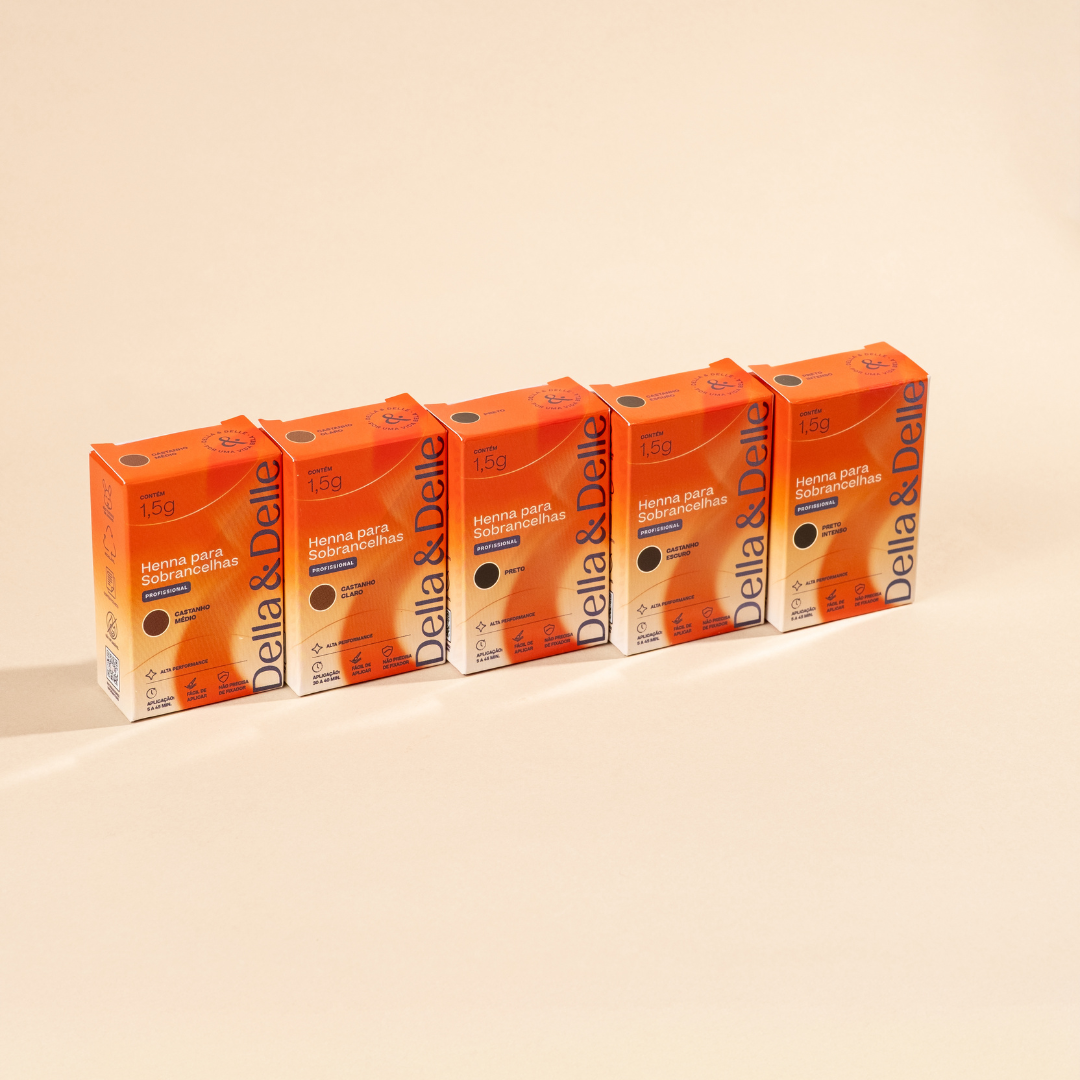 Henna para Cejas Della & Delle · 1,5 g
