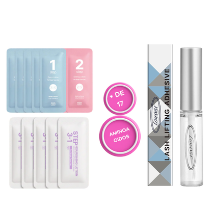 Kit Lifting Coreano Clione · Sistema Profesional de Lifting de Pestañas y Laminado de Cejas