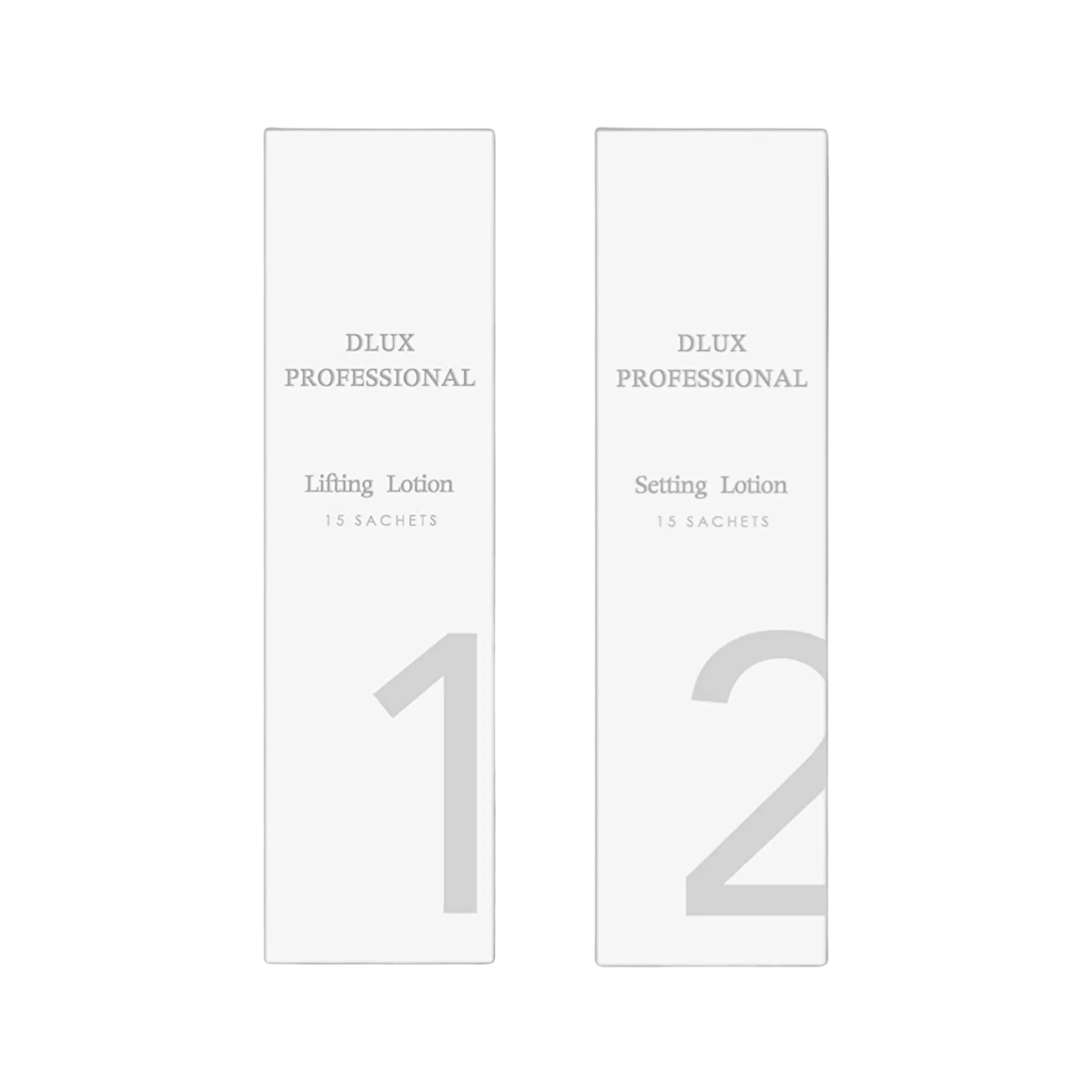 Pasos  1 y 2 Dlux Lifting de Pestañas