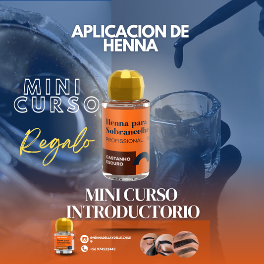 Mini Curso de Regalo aplicación de Henna  Della y Delle