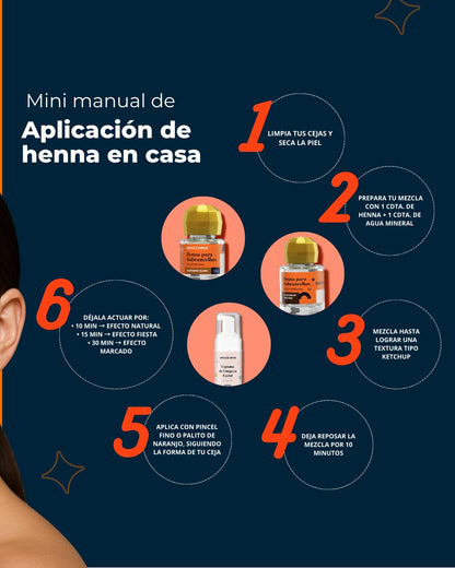 Henna Brasileña uso en casa DELLA Y DELLE